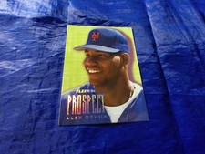 Alex Ochoa Fleer '96 Rookie Prospect Card# 7 of 10. rookie card picture