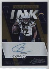 2017 Panini Absolute Absolute Ink 30/99 Travis Benjamin #AI-TBM Auto 2u3