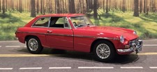1:18 Autoart 1969 MGB GT Coupe MK II Red Diecast **READ**