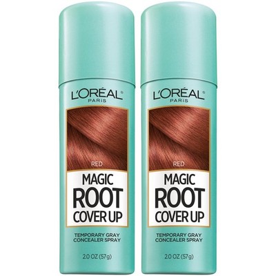 Hair Color Root Cover Up Hair Dye Red 2 Ounce (Pack of 2) (Packaging May Vary)