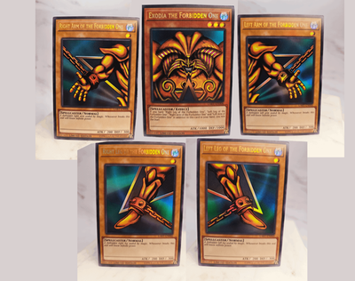 Read* Custom Art Casual Exodia Set: 5-Pieces of Forbidden One - Ultra Rare  LART | eBay