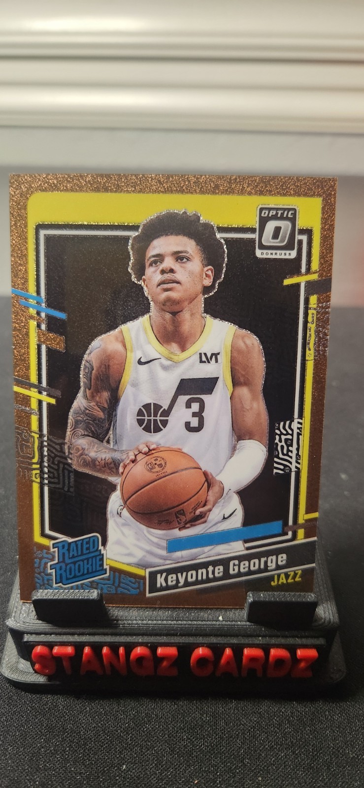2023 Donruss Optic Keyonte George BRONZE GLITTER #/99 Rated Rookie (RC)