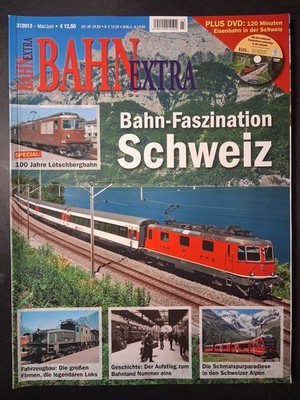 Bahn Extra Heft Nr. 3/2013 Bahn-Faszination Schweiz mit DVD sehr guter Zustand
