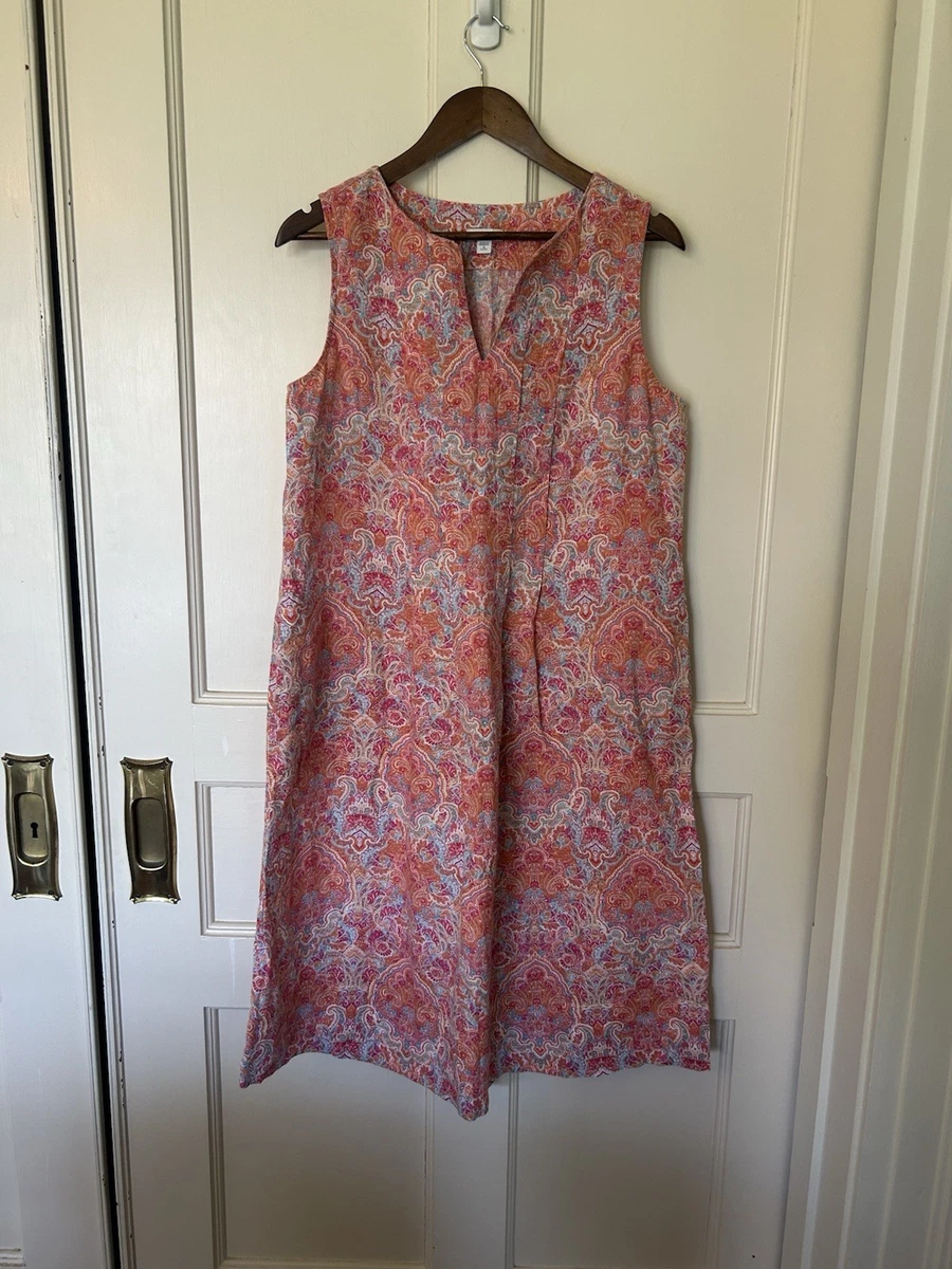 Linen Shift Midi Dresses for Women for sale | eBay