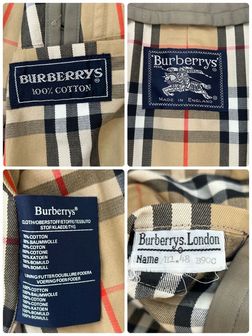 [Excellent Condition] Burberry Iridescent Nova Check Trench Coat, Men's, Size L thumbnail 10