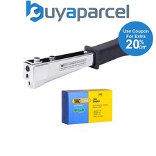 Tacwise 0322 A11 Hammer Tacker Staple Gun Heavy Duty with 5000 x 140/8mm Staples 0.0058 per staple