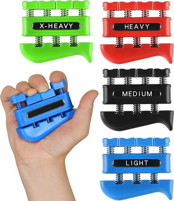 #ad 4 Pcs Finger Strengthener Set Hand Exerciser Grip Strength Trainer $12.38
