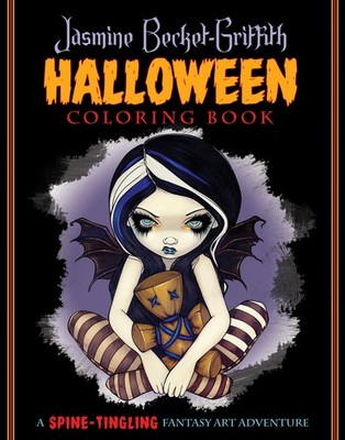 Jasmine Becket-Griffith Halloween Coloring Book,Jasmine Becket-G