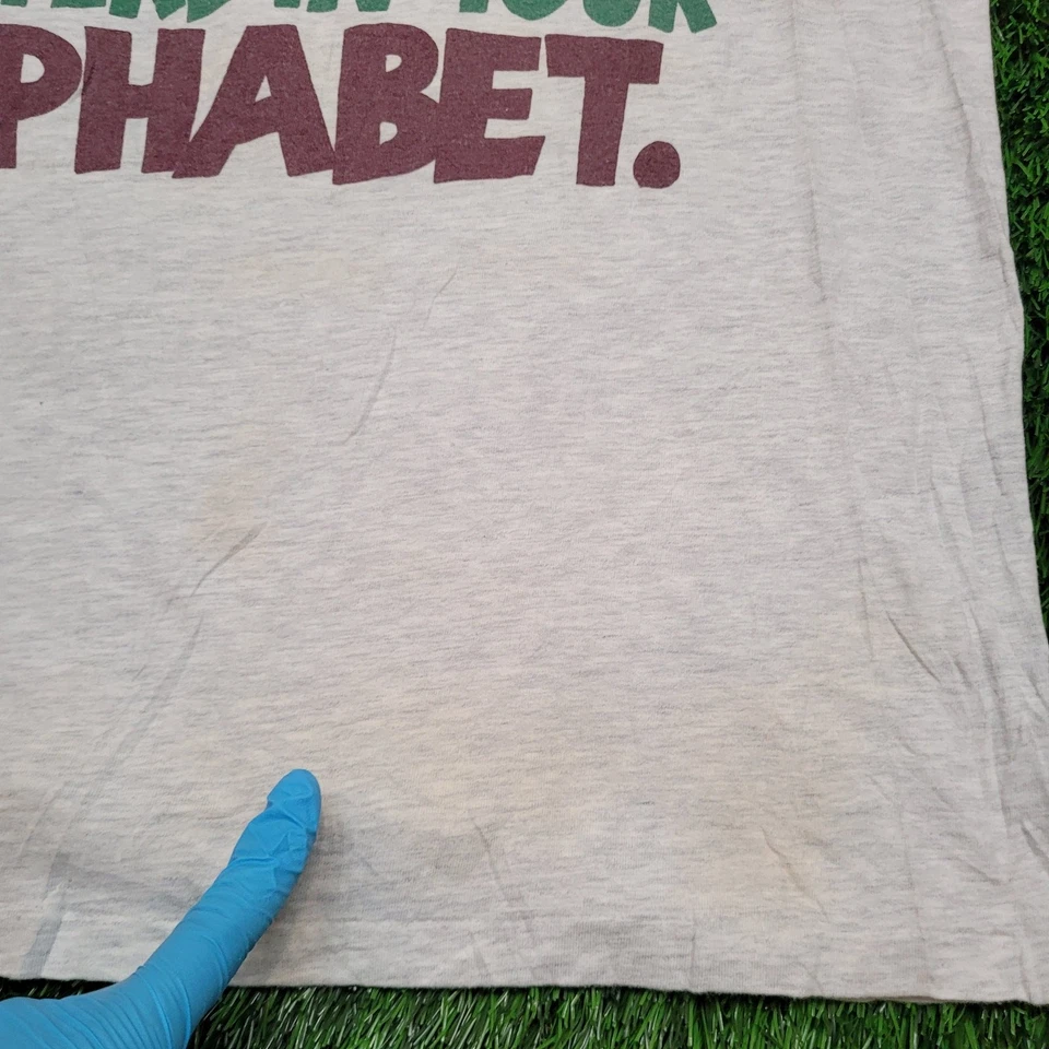 Vintage 90s AND 1 Trash Talk Tee Mens M USA Streetball Basketball - Image 3 of 4