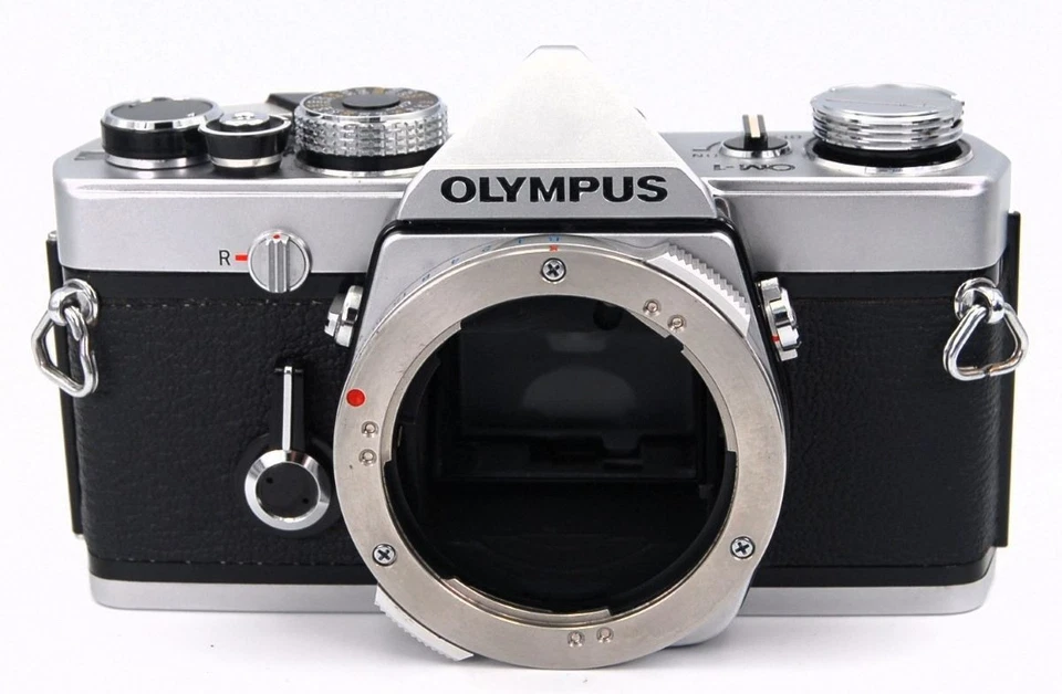 【Casi Como Nuevo】 Olympus OM-1 35mm SLR Plata + G.Zuiko Auto-S 50mm f/1.4 de Japón Foto 3 de 4