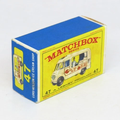 Matchbox - 47 Lord Neilson Ice Cream Van - Original Empty Box Only - Lesney