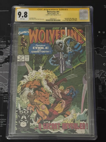 Wolverine #41 - CGC 9.8 SS - SIGNED BY LARRY HAMA - 1 OF ONLY 24 SIGNED AT GRADE