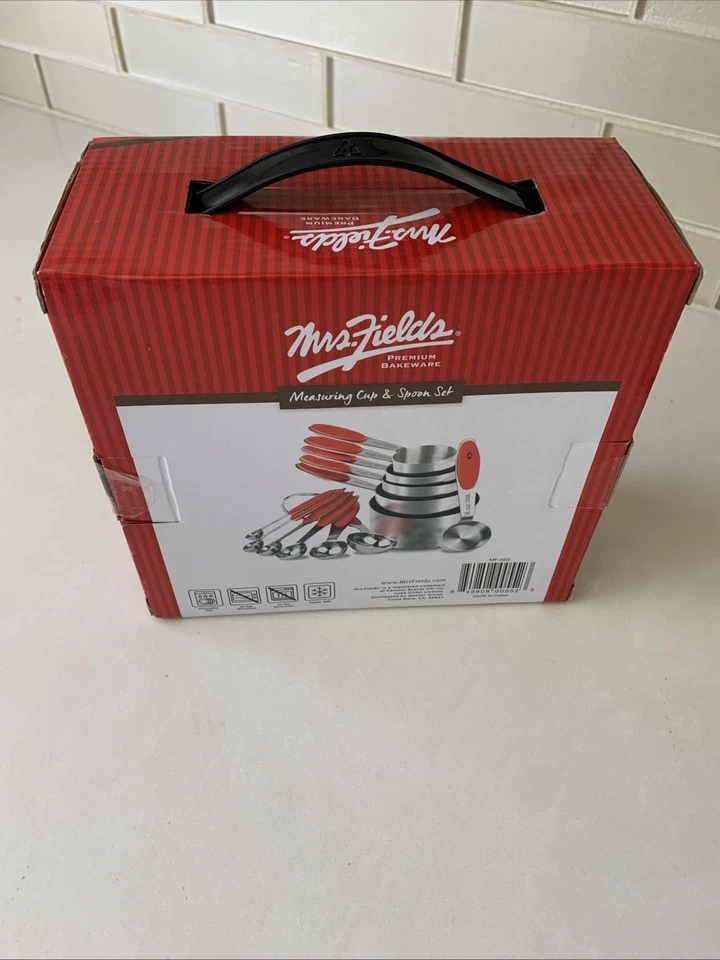 Mrs Fields Stainless Steel Measuring Cup and Spoon Set For Cooking And Baking - Image 3 of 4