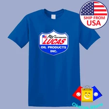 Lucas Oil Racing Men's Royal Blue Size S to 5XL