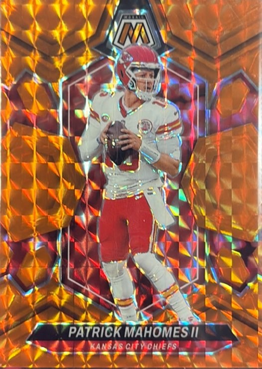 2024 PANINI MOSAIC #106 PATRICK MAHOMES II ORANGE MOSAIC /199