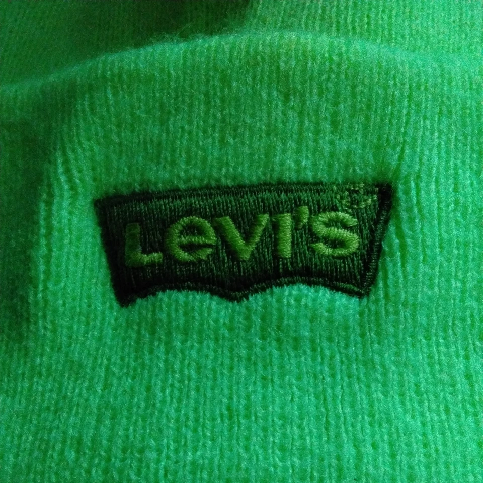 Gorra Levi's Beanie verde neón Foto 4 de 4