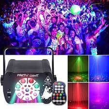 1024 Pattern Led Laser Projector Rgb 8 Eyes Stage Light Dj Disco Party Lighting