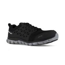 Reebok Men's Sublite Cushion Work Athletic Work Shoe Alloy Toe Black