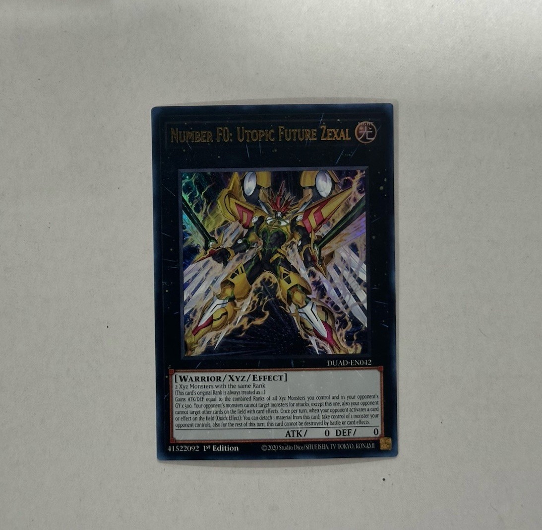 Yugioh Number F0: Utopic Future Zexal Ultra Rare DUAD-EN042 NM | eBay