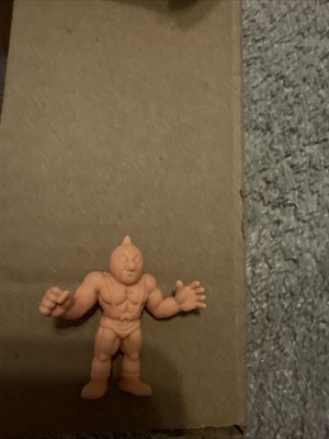 Vtg Muscle Men Wrestling Figure 122 Kinnikuman Flesh Color Mini Toy 80s pink