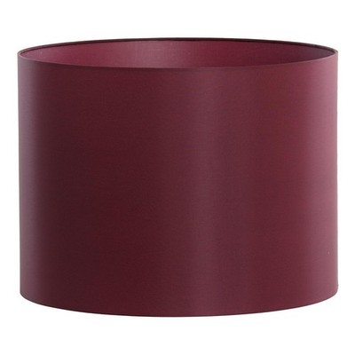Light Living IMANI Lampenschirm ohne Lampenfuß Burgundrot Textil Ø 40 cm