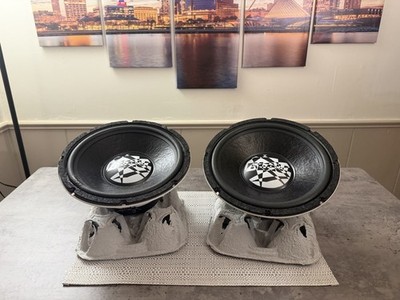 OLD SCHOOL BLAUPUNKT BLAU 10'' PRO COMP 4 OHM SUB (PAIR)  Description
