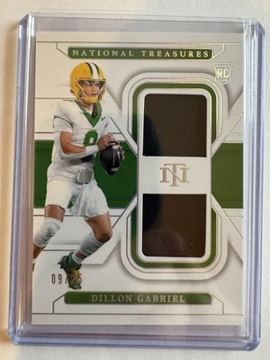 DILLON GABRIEL Rookie Memorabilia 2025 Panini NT Collegiate #'d 9/25!!