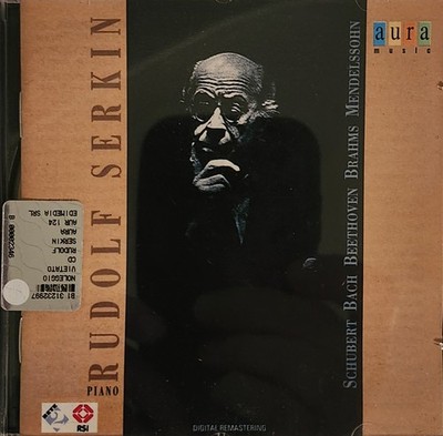 Rudolf Serkin Piano CD Schubert Bach Beethoven Brahms Mendelssohn Aura