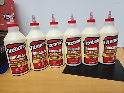 (6) TITEBOND 32oz Wood Glue, Industry Standard for Woodworking Furniture Repair 