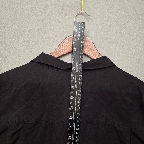 Havanera Co. Mens Black Short Sleeve Button Up Shirt Size XXL - Picture 6 of 6