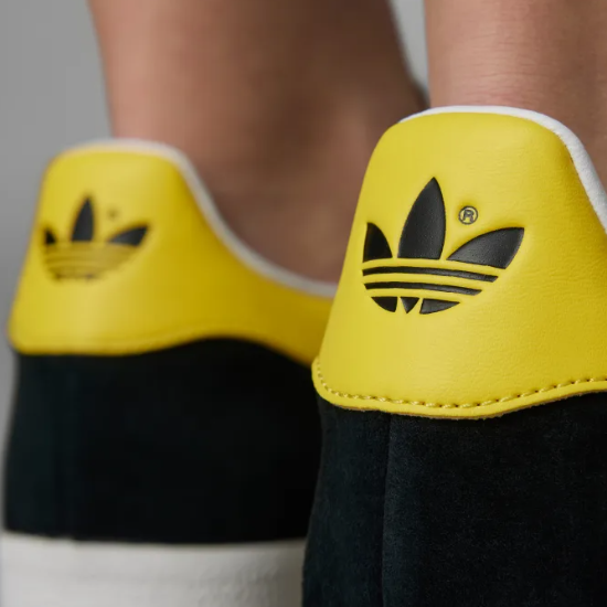 ★★Adairs★★ Gazelle Black Yellow IG0669 adidas Gazelle Shoes - Black | Free Shipping with adiClub