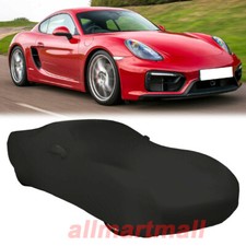 Satin Stretch Indoor Full Car Cover Scratch Dustproof Protect For Porsche Cayman Satin Stretch Indoor Full Car Cover Scratch Dustproof Protect For Porsche Cayman