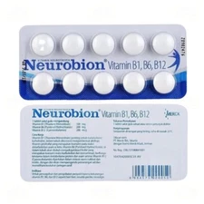 Neurobion Vitamin B1, B6, B12 for Nerve Relief Numbness & Tingling (10 Tabs)