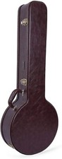 Crossrock Banjo Case, 5 String Resonator Banjo Box,Vintage Bluegrass Hardshell