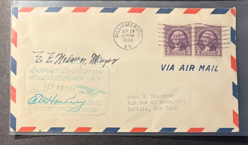 #721 Airport Dedication Williamsburg, KY, Sept. 28, 1934