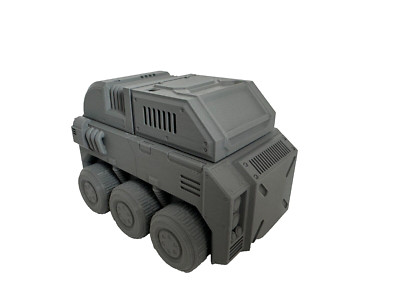Modularer Service Transporter LKW für Sci-Fi Spiele Streuland 28mm