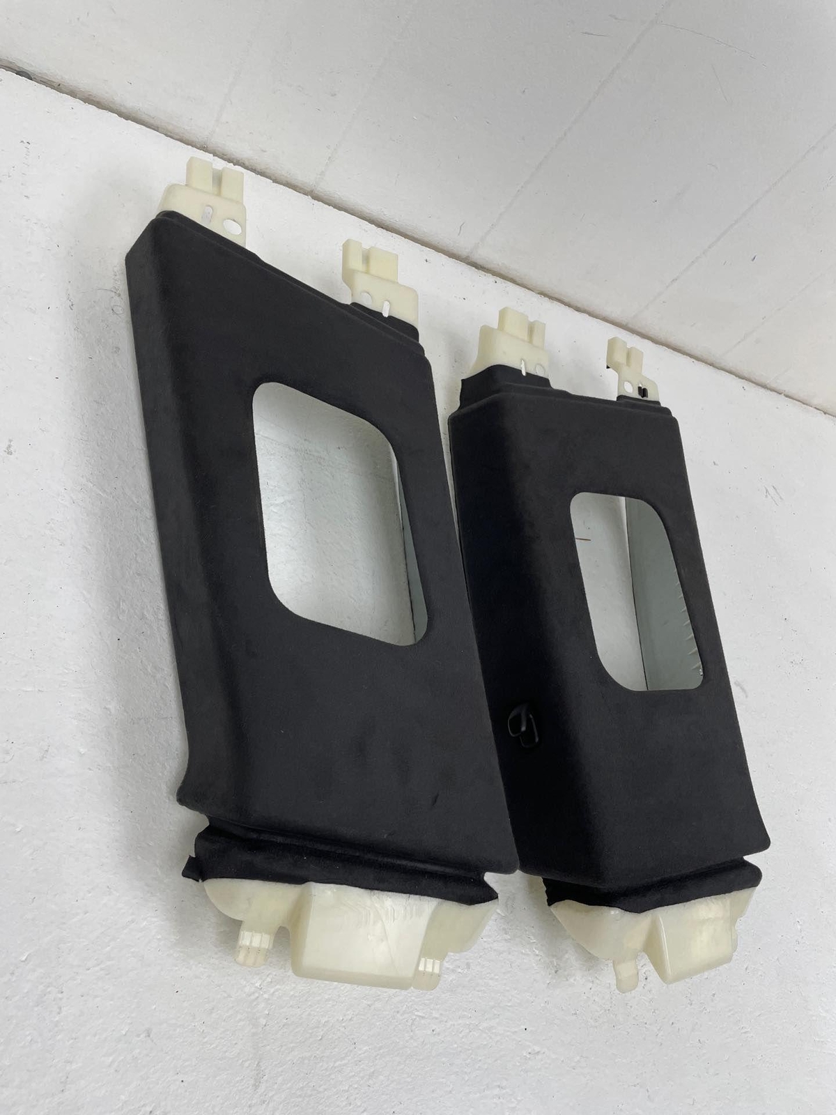 2017-2020 MASERATI LEVANTE B PILLAR PANEL COVER SET LEFT & RIGHT BLACK SUEDE OEM