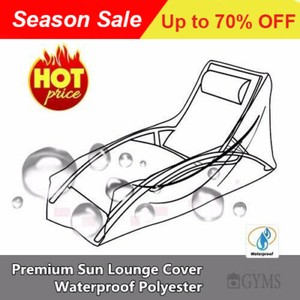 Premium Outdoor Water Proof Sun Patio Garden Lounge Furniture Chairs Grey Cover 607569548570 Ebay
