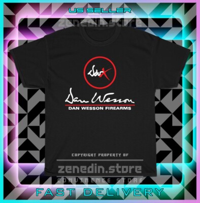 New Hot Tee Dan Wesson DWX Guns Logo Men's T-Shirt American Size Men T-Shirt
