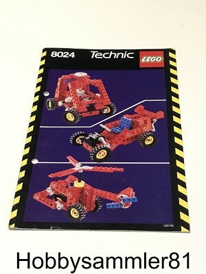 Lego 8024 Technic Bauanleitung Universal Set / gelocht