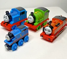 Thomas The Train Lot Of 4 Metal Plastic & Wood Motorized 2013 Tomy 2003
