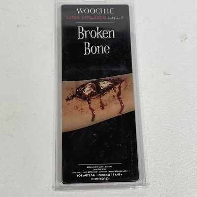 Woochie by Cinema Secrets Broken Bone Latex Appliance, Multi, One Size
