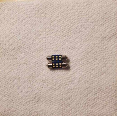 (2) GREEN FESTOON 12V LED LAMP -Sony DIAL STR-7055 STR-7055A BULBS ...