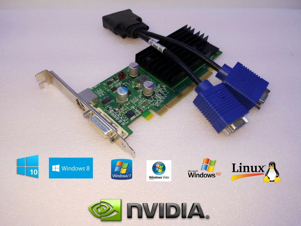 Dell Precision R5400 T3500 T7500 T9500 NVIDIA Dual VGA 2 Monitor.