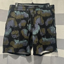 Pair Of Thieves Mens Sz XL - Lounge Shorts Elastic Waist Drawstring Black/Multi