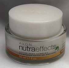 Avon Nutraeffects Active Seed Complex Radiance Night Cream 1.7oz Discontinued