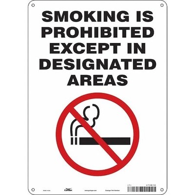 Condor 474K18 Safety Sign, 14 In H, 10'' W, Polyethylene, Vertical Rectangle,
