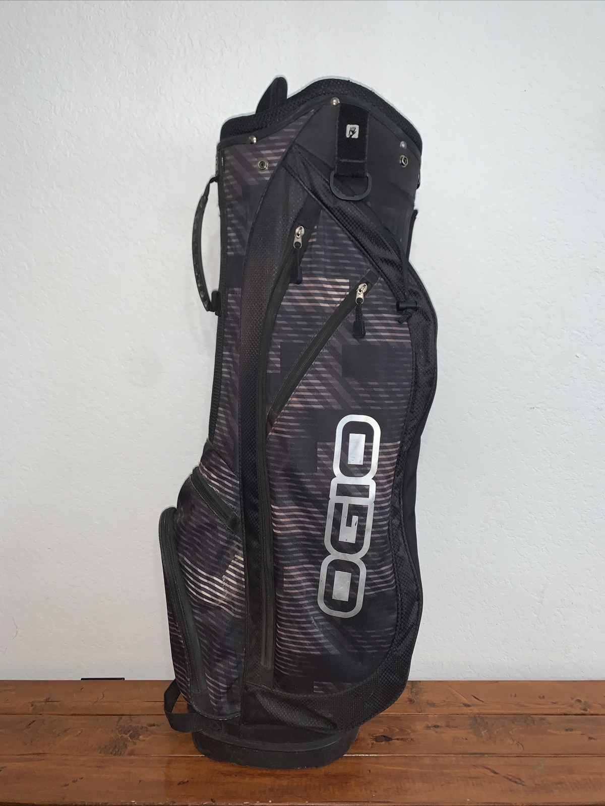 Ogio Tyro Cart Carry Golf Bag 6Way 6Pocket Lightweight Black/Gray