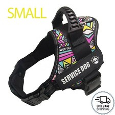 Dog Harness S Adjustable Reflective No Pull No Choke Outdoor Vest Service Pet C