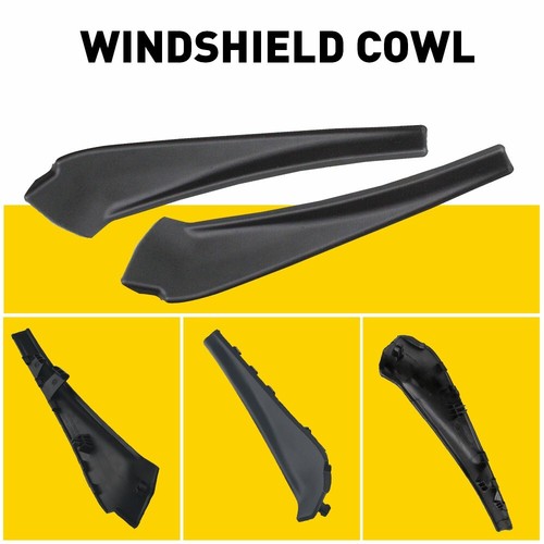 Front Windshield Wiper Side Cowl Extension Cover Trim For 2014-2020 Nissan Rogue - Picture 3 of 14